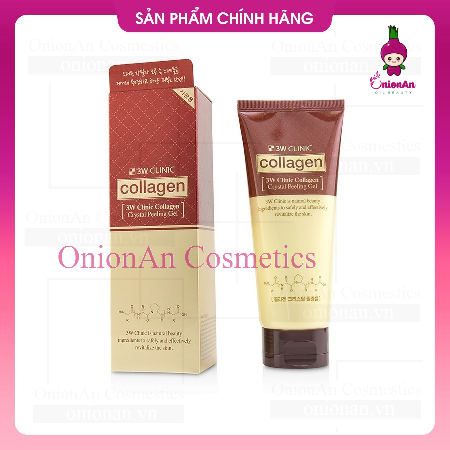 Gel Tẩy Tế Bào Chết 3W Clinic Collagen Crystal Peeling Gel